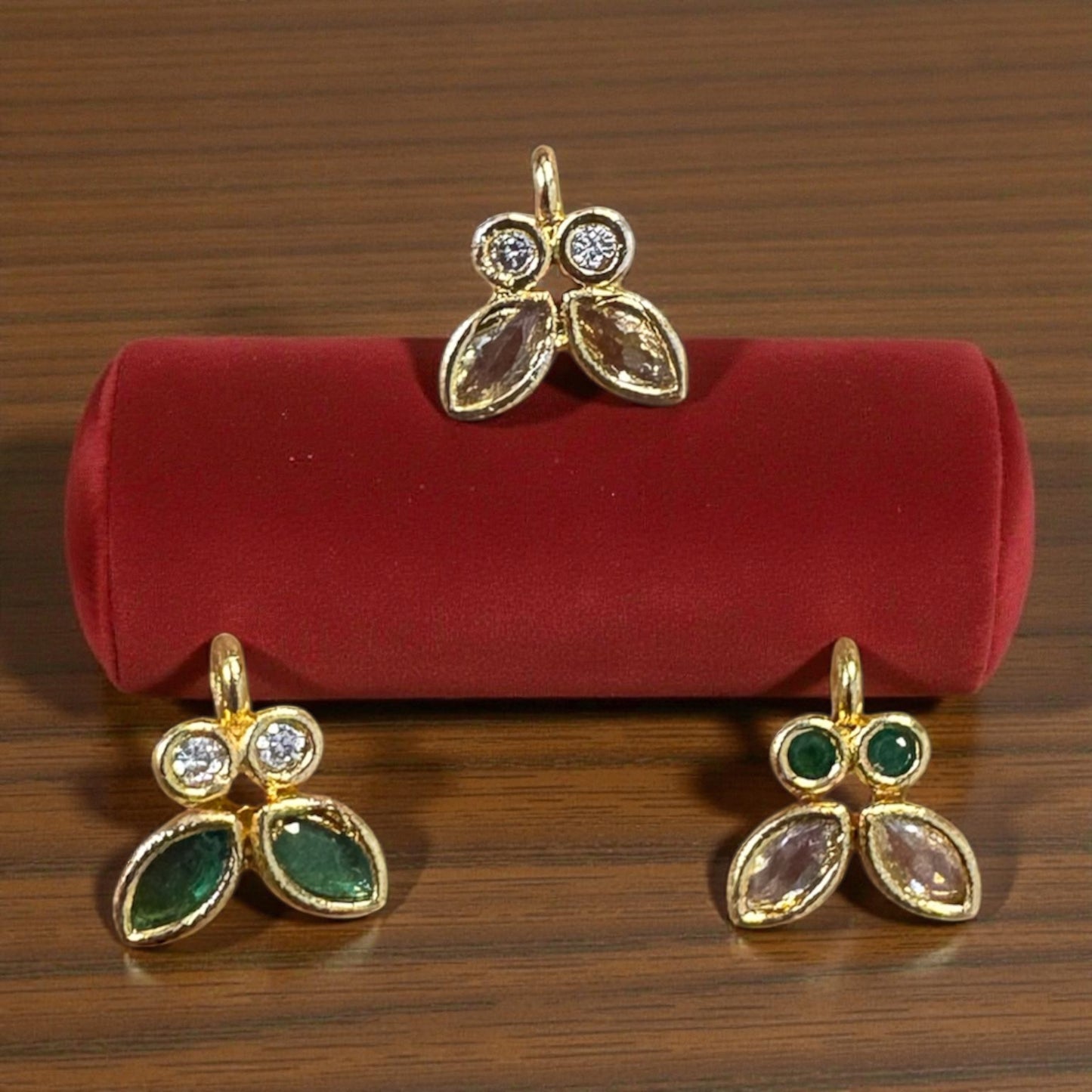 Premium Butterfly AD Stone Drop Pendant