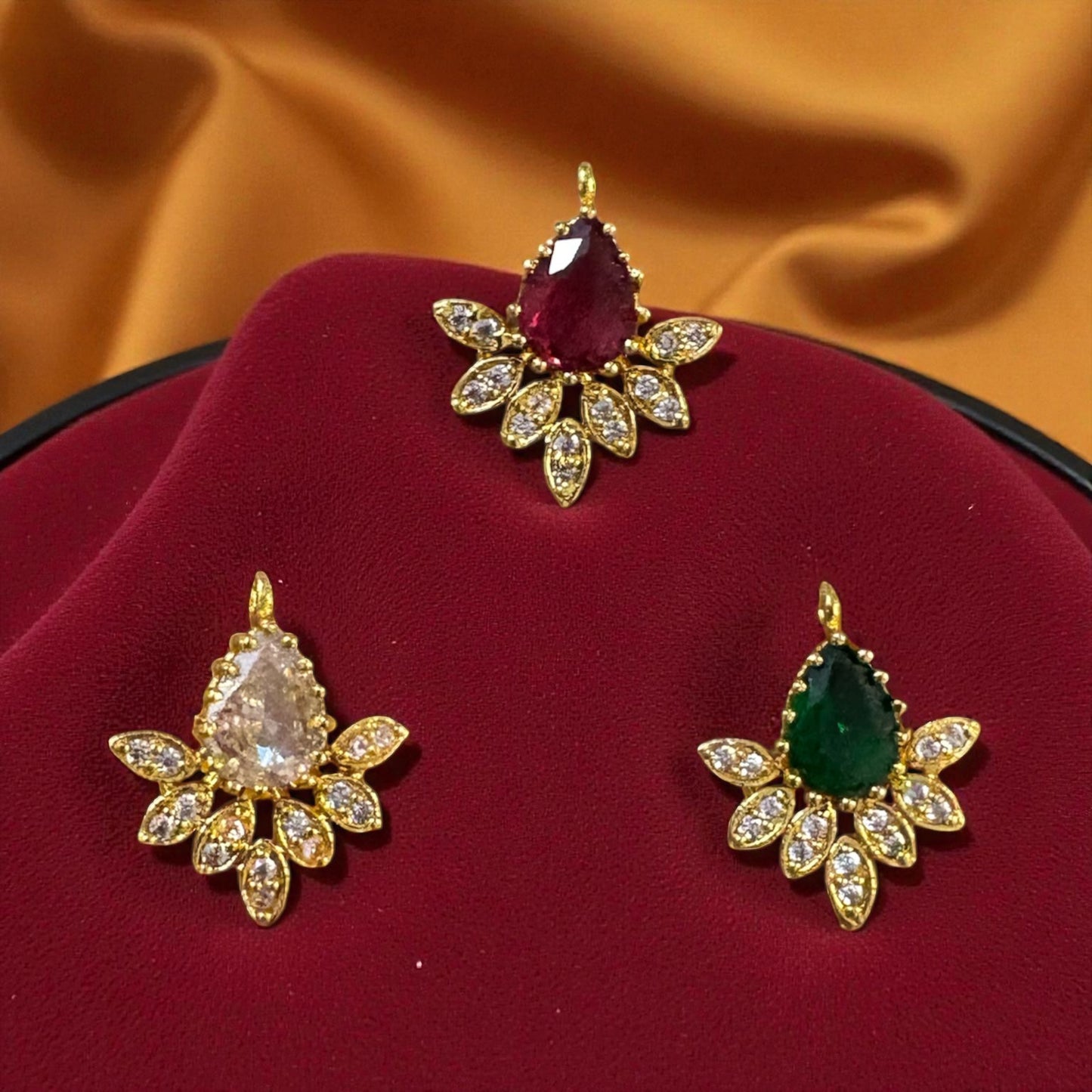 Luxury Myna AD Stone Pendant 1PC