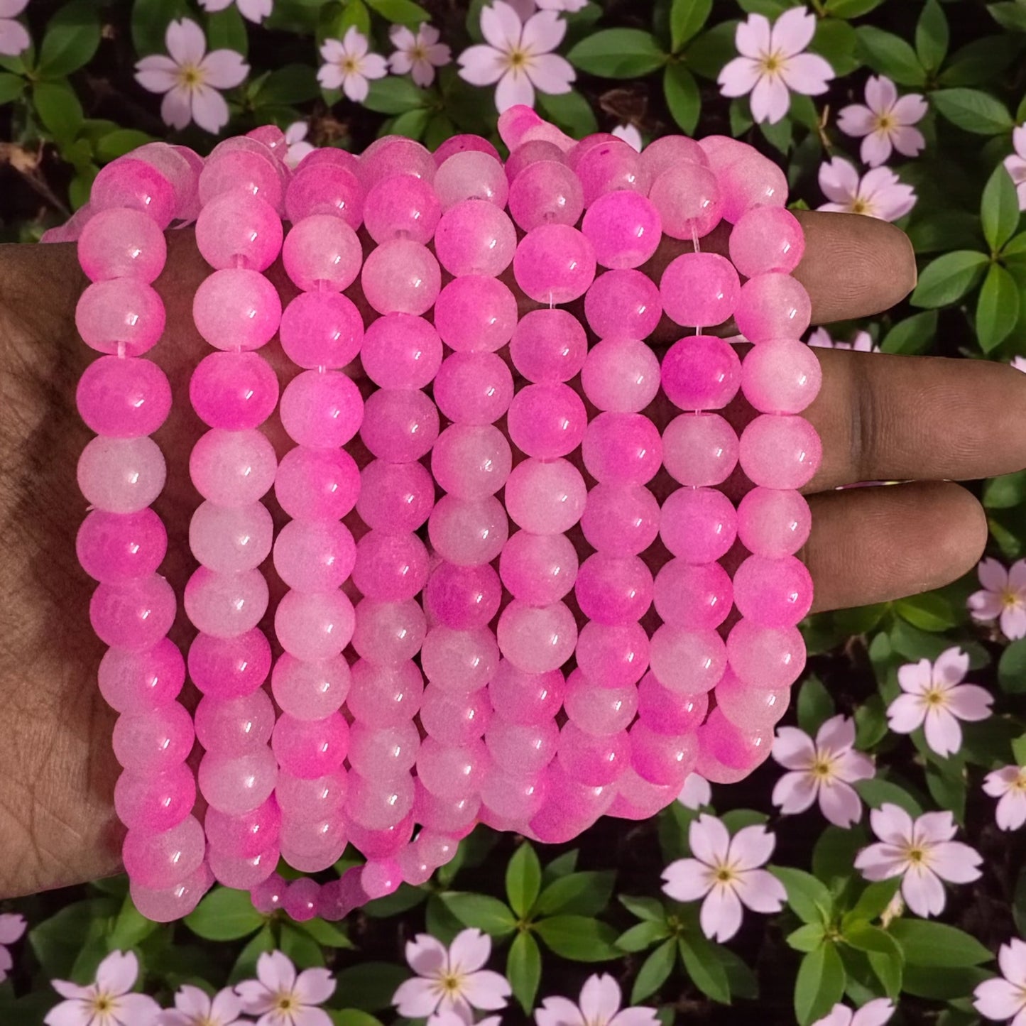 Dual Shade Jelly Beads 8mm - Type 8