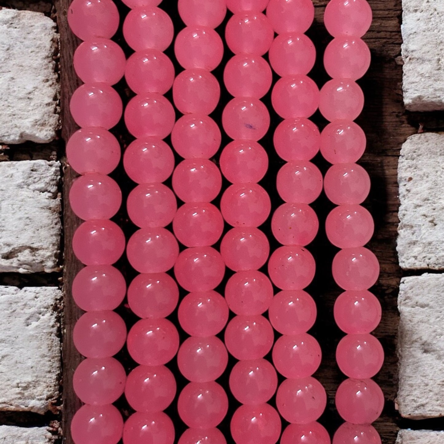 Jelly Beads - Onion Pink