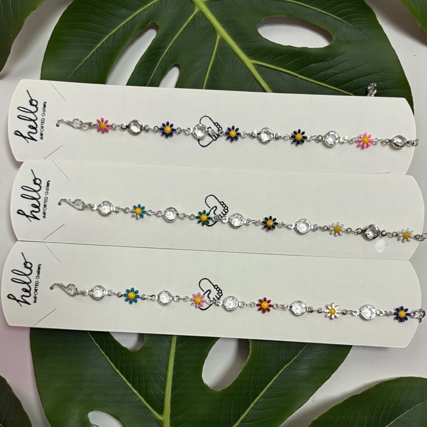Premium Stone Adjustable Fancy Bracelet (Pack of 3 Pcs) - Type 3
