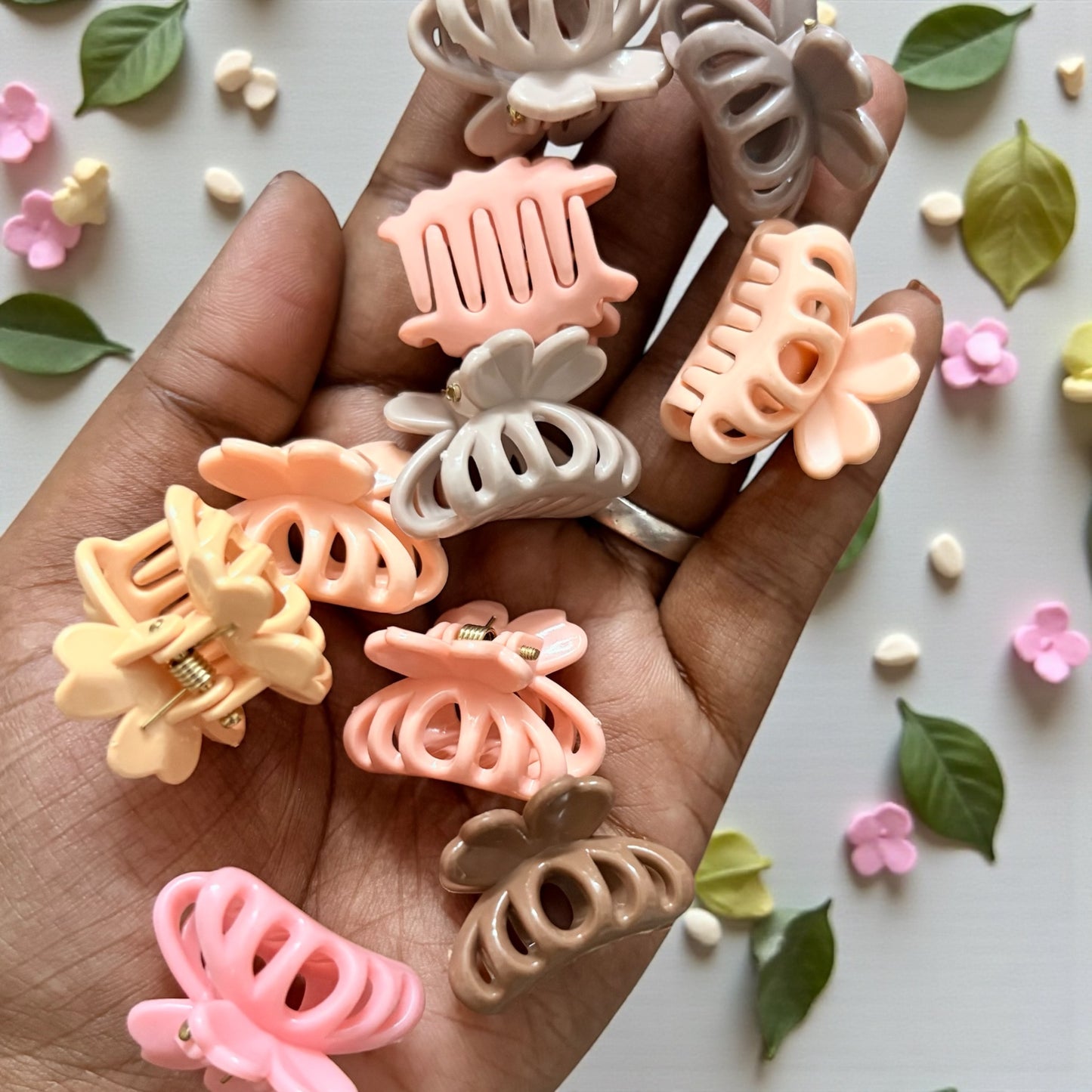 BEE N BEE Korean Hair Claw Clips (Small) - Pack of 10 Pcs JHKC1000051