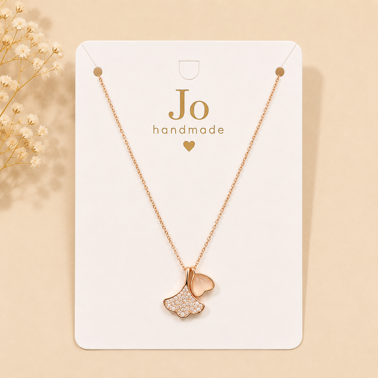 18K Rose Gold Plated Anti Tarnish Necklace - ATN43