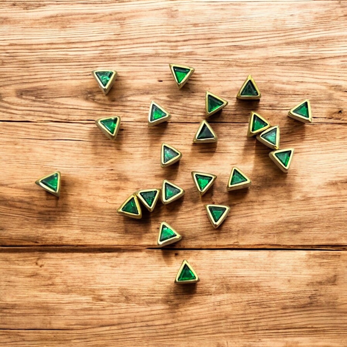 Triangle Stones (10gms) for Jewelry Making, Bangles & Embroidery