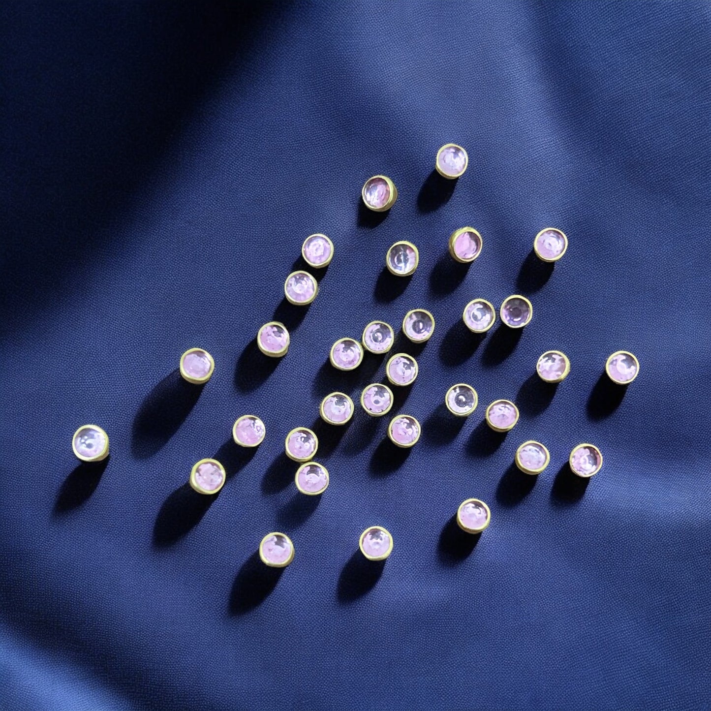 Round Stones (10gms) for Jewelry Making, Bangles & Embroidery