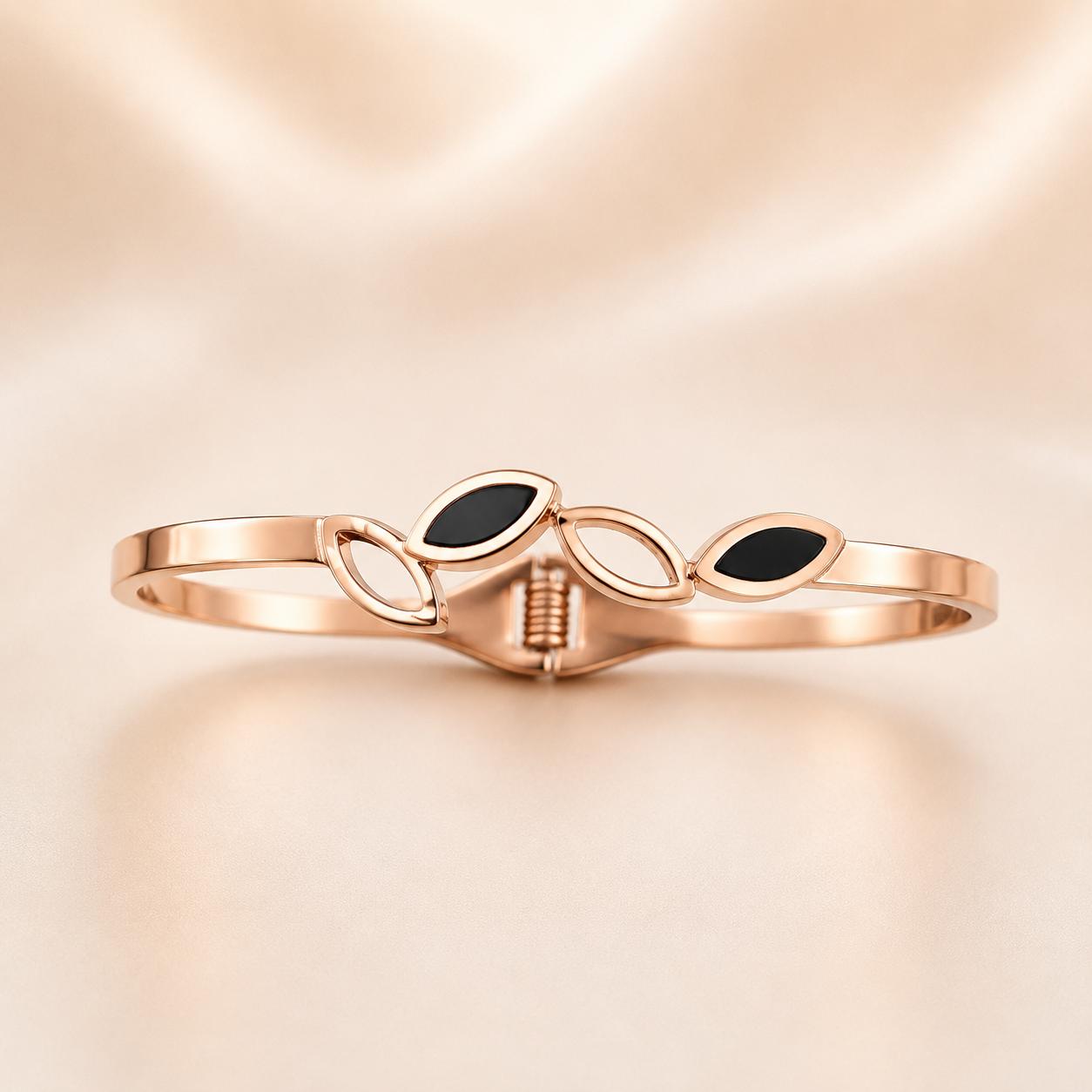 Luxury Anti Tarnish Bangle Bracelet (Rose Gold) - ATB65