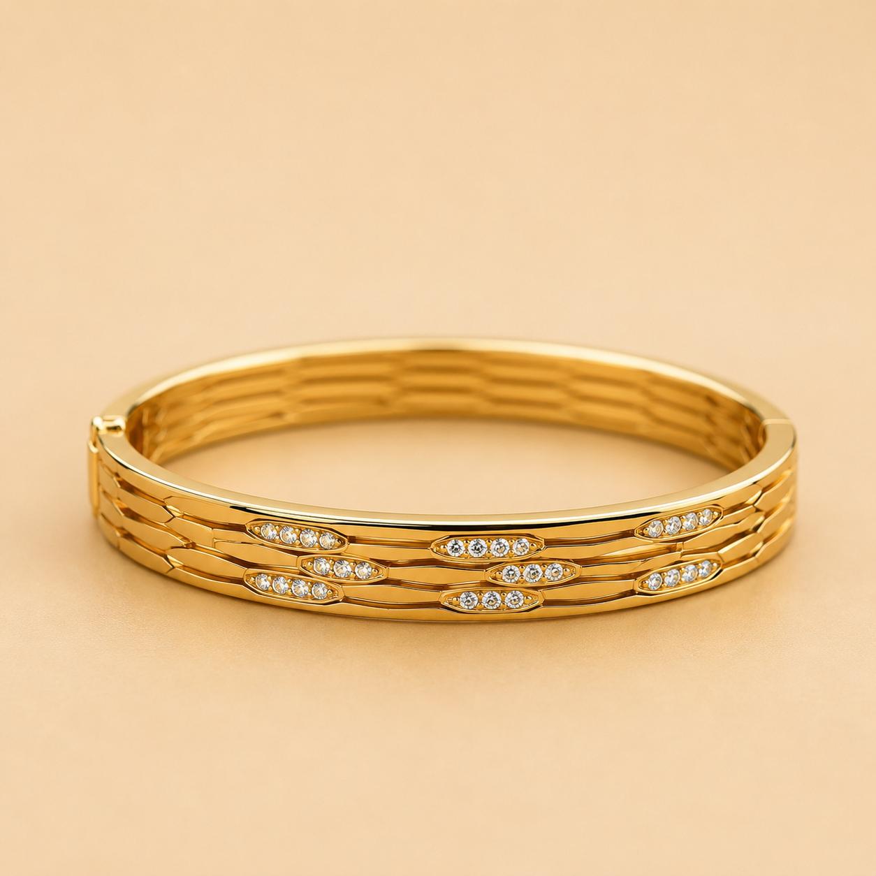 Luxury Anti Tarnish Bangle Bracelet - ATB75