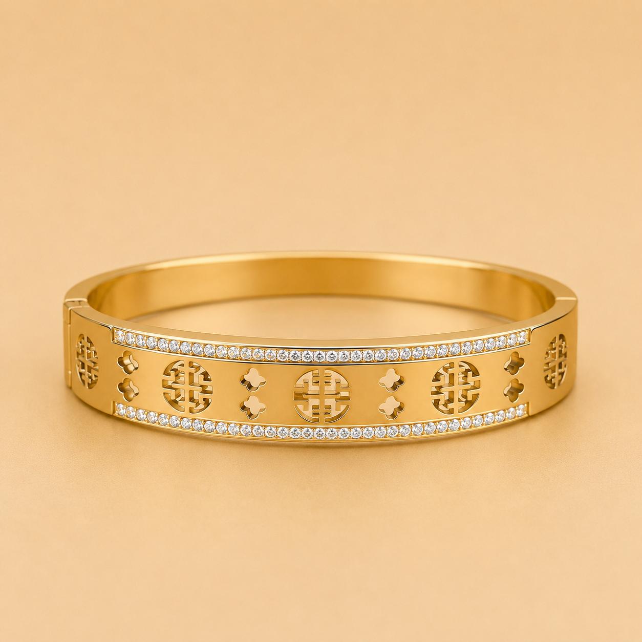 Luxury Anti Tarnish Bangle Bracelet - ATB90