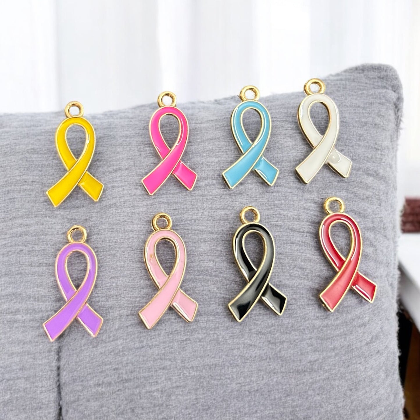 Awareness Ribbon Charm 1Pc