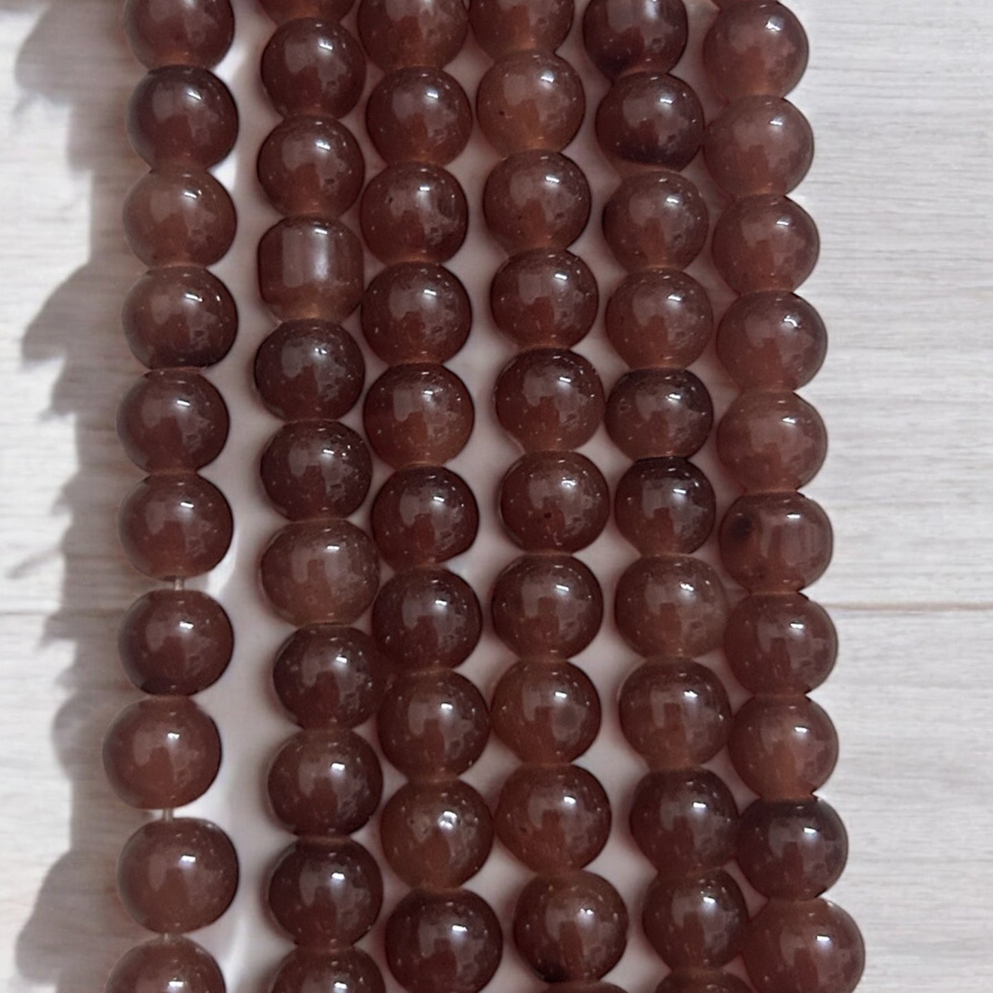 Jelly Beads - Coffee Brown