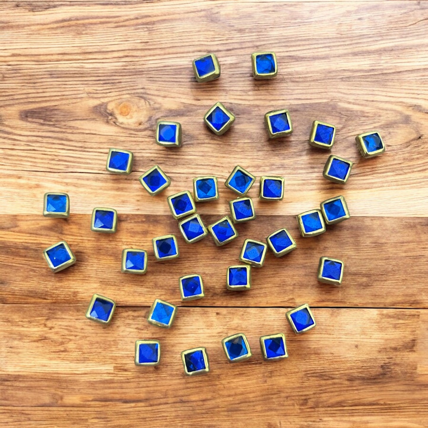 Square Stones (10gms) for Jewelry Making, Bangles & Embroidery