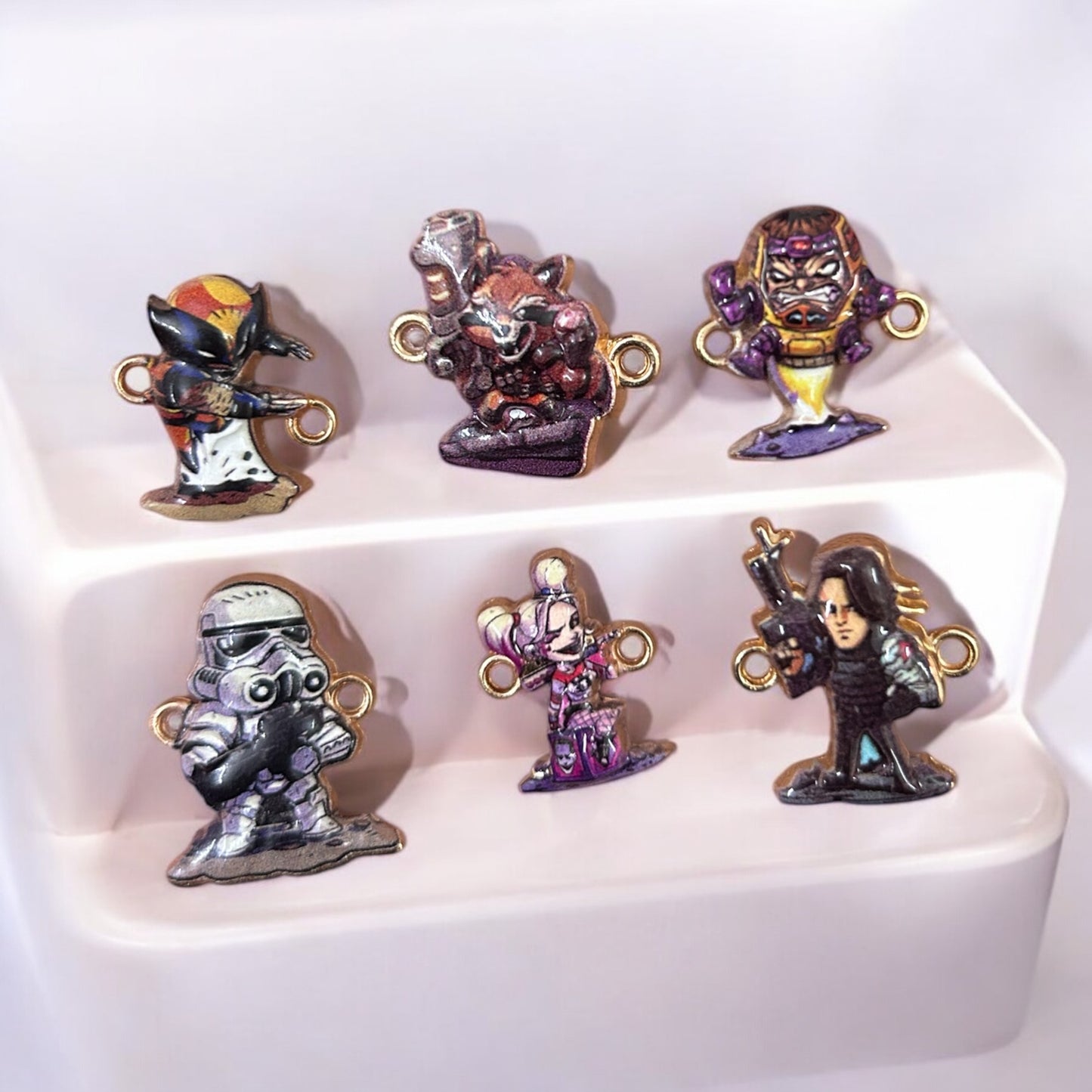 Cartoon Charms Mixed 5pcs