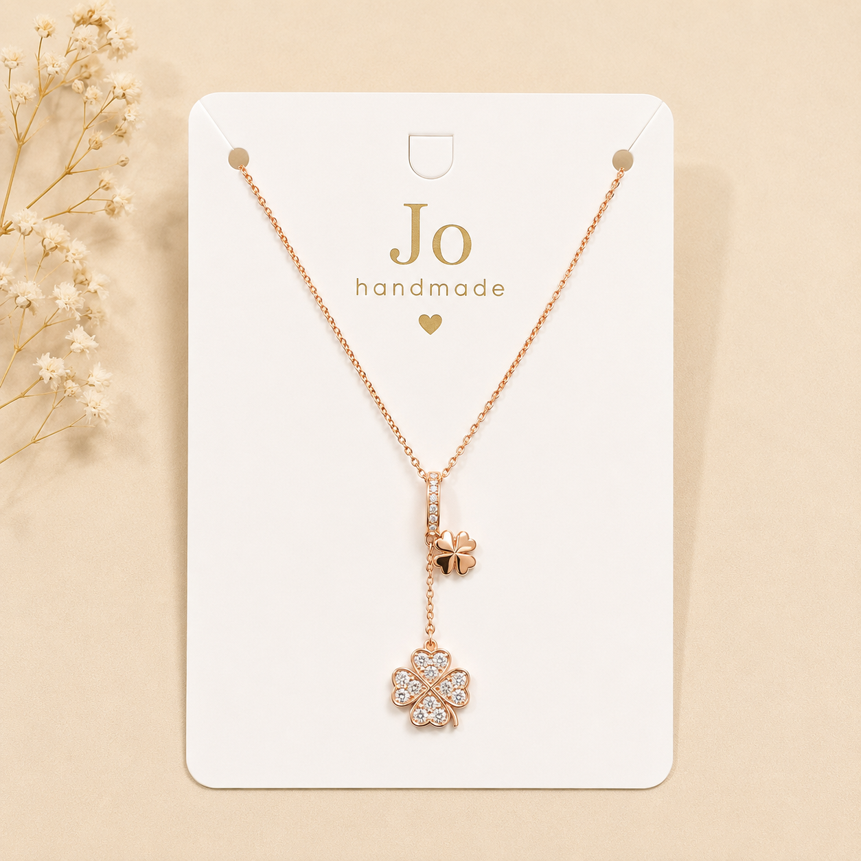 18K Rose Gold Plated Anti Tarnish Necklace - ATN44