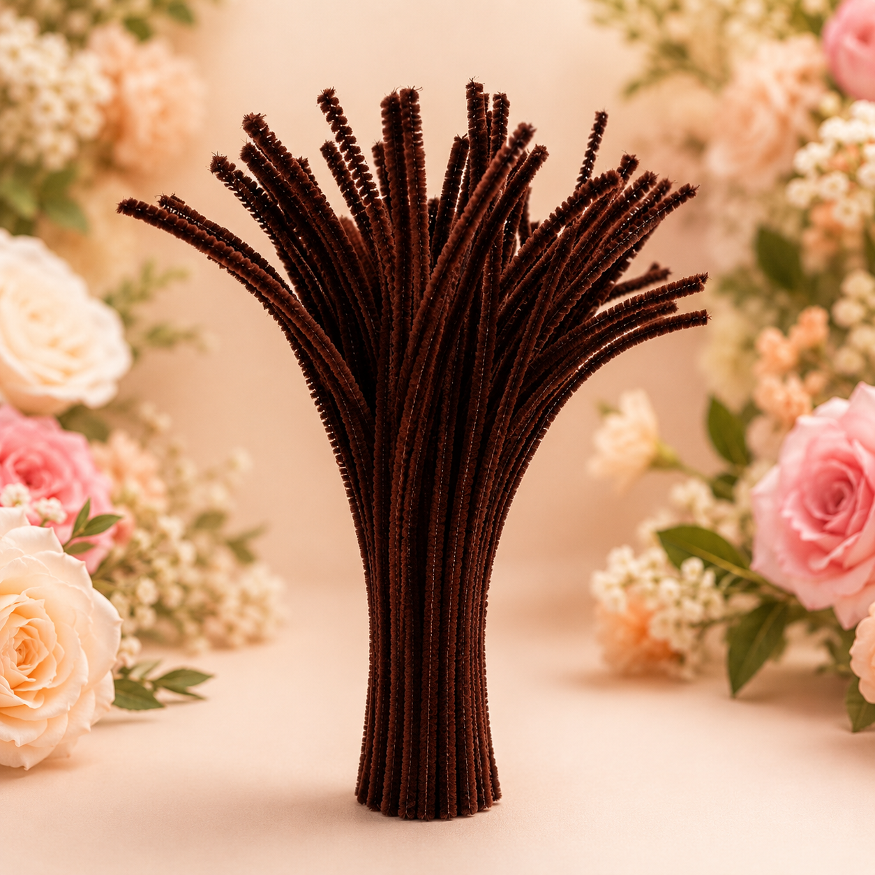 Pipe Cleaners for DIY Crafts (Pack of 100pcs) - Wine