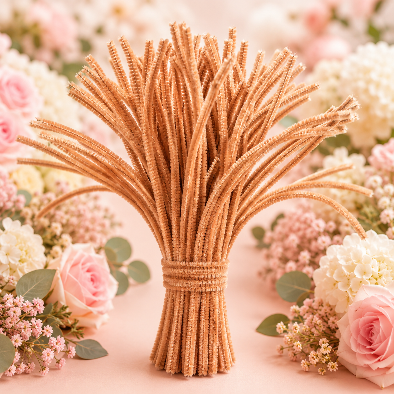 Pipe Cleaners for DIY Crafts (Pack of 100pcs) - Brown