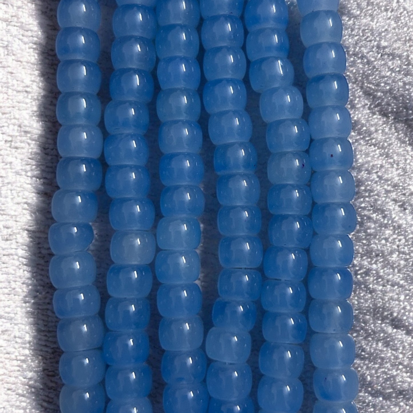 Corn Jelly Beads 8mm - Blue