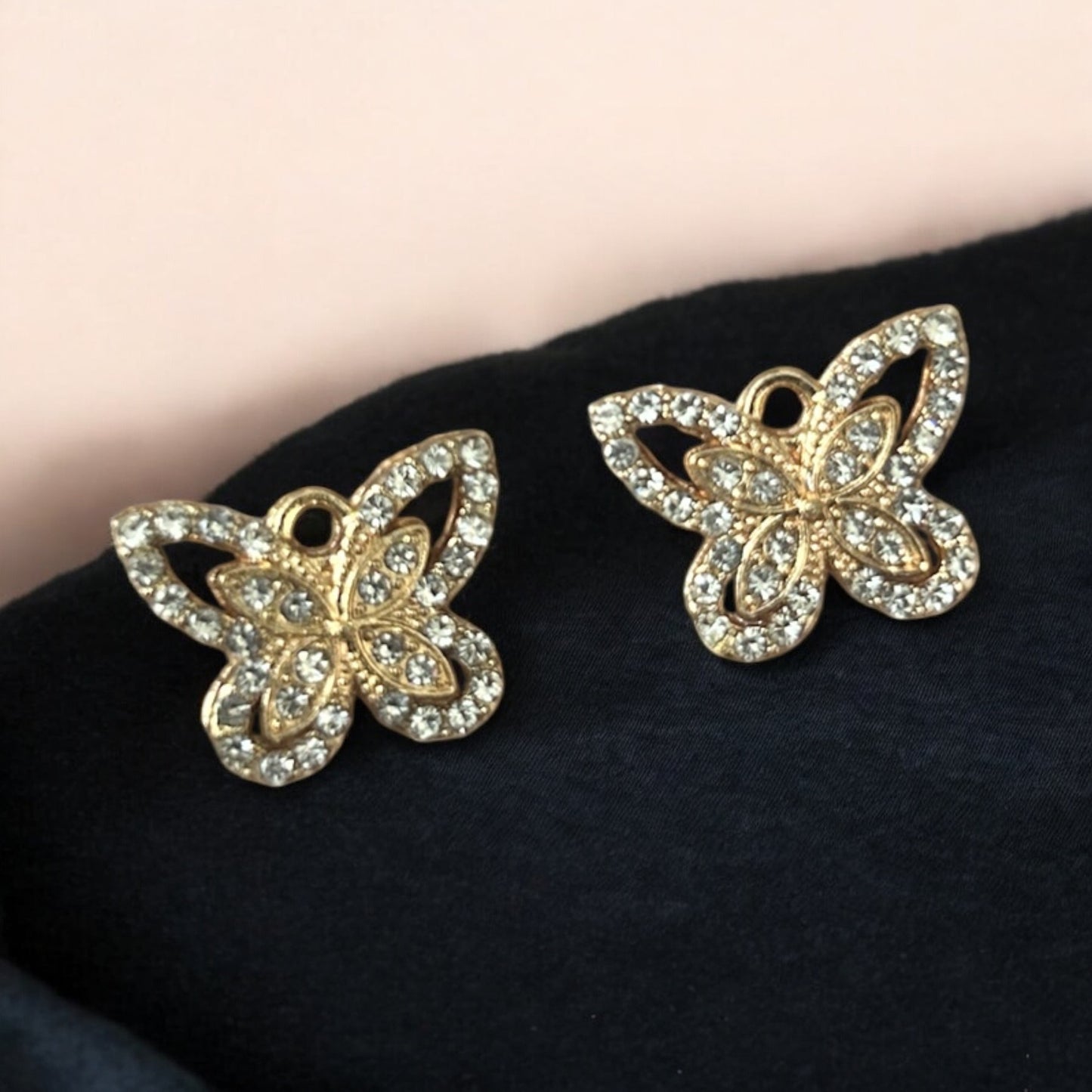 Luxury Layer Butterfly Stone Charm 1PC