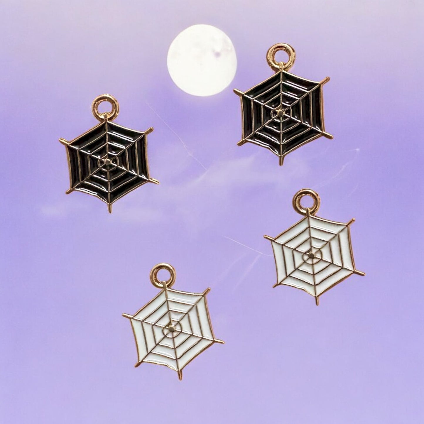 Spider Web Charm 1PC