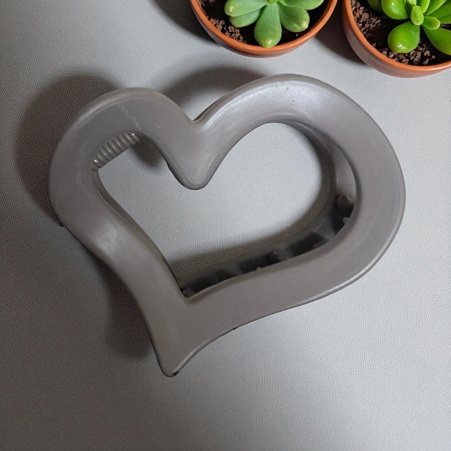 Heart Shape Hair Claw Clip Stylish Hair Clutchers for Women (1PC)