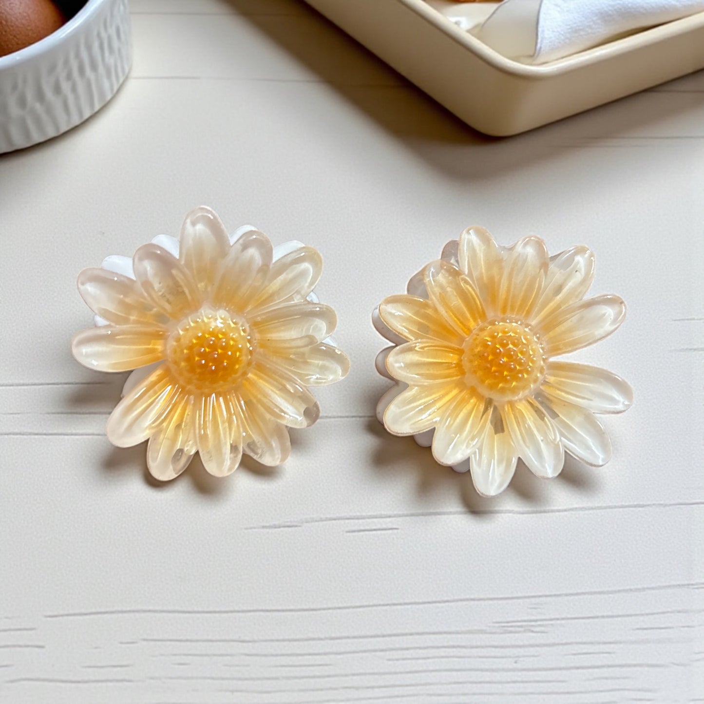Sun Flower Hair Claw Clips for Women (1 Pc)