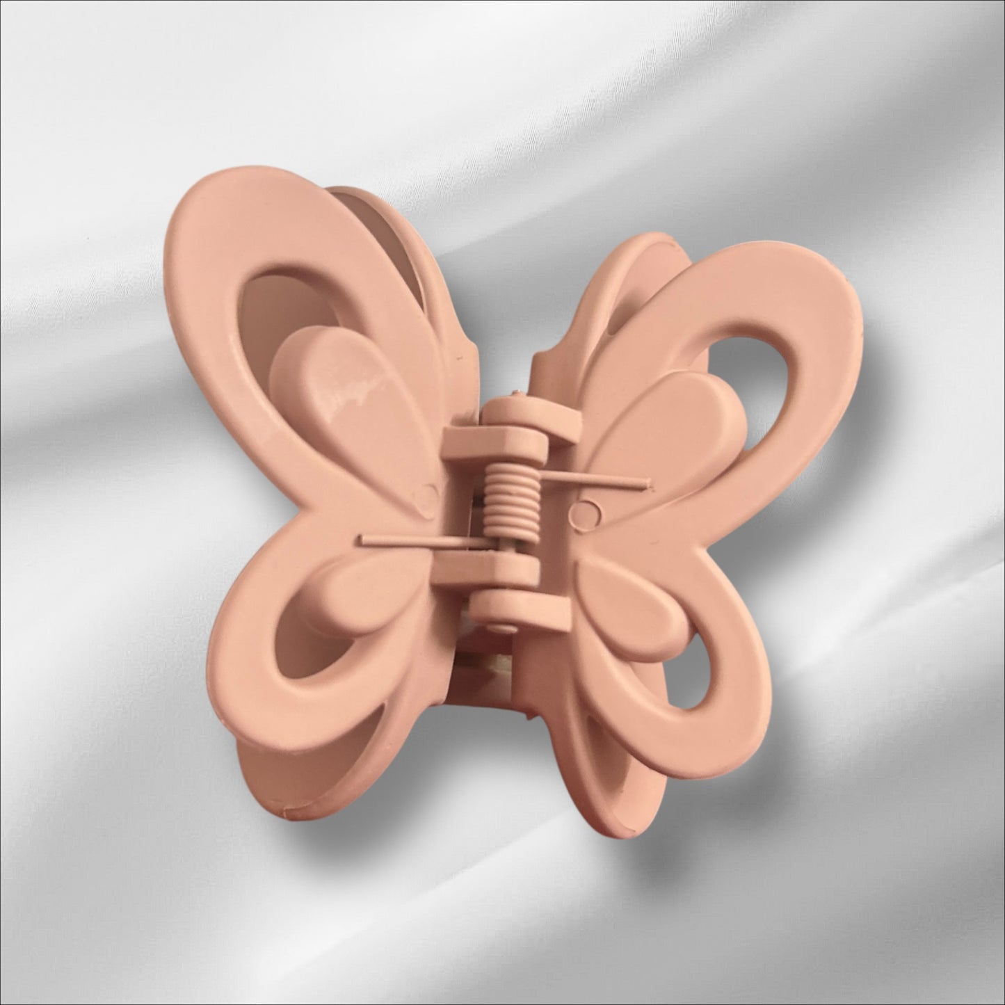 Matte Finish Butterfly Hair Claw Clips for Women (1 Pc)
