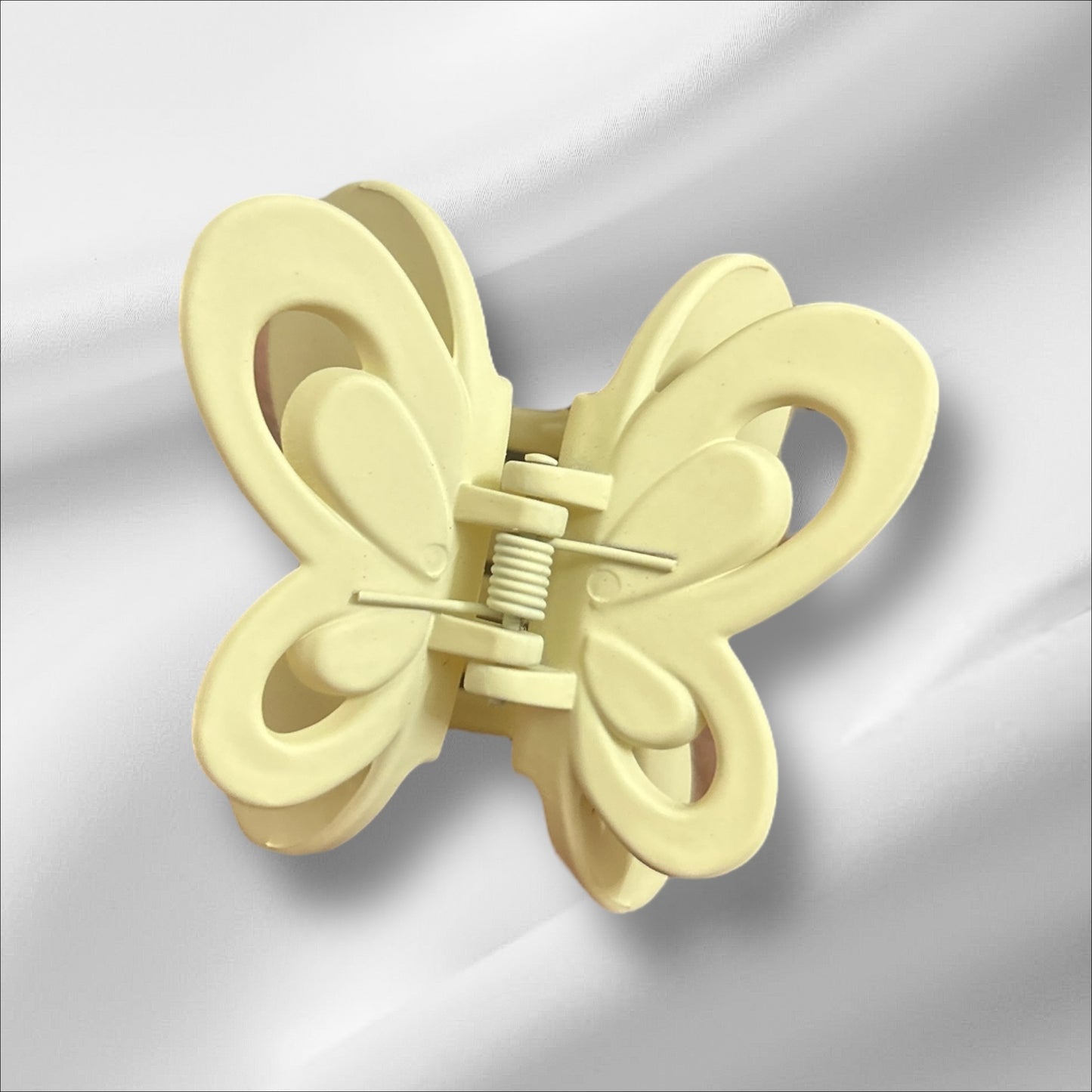 Matte Finish Butterfly Hair Claw Clips for Women (1 Pc)