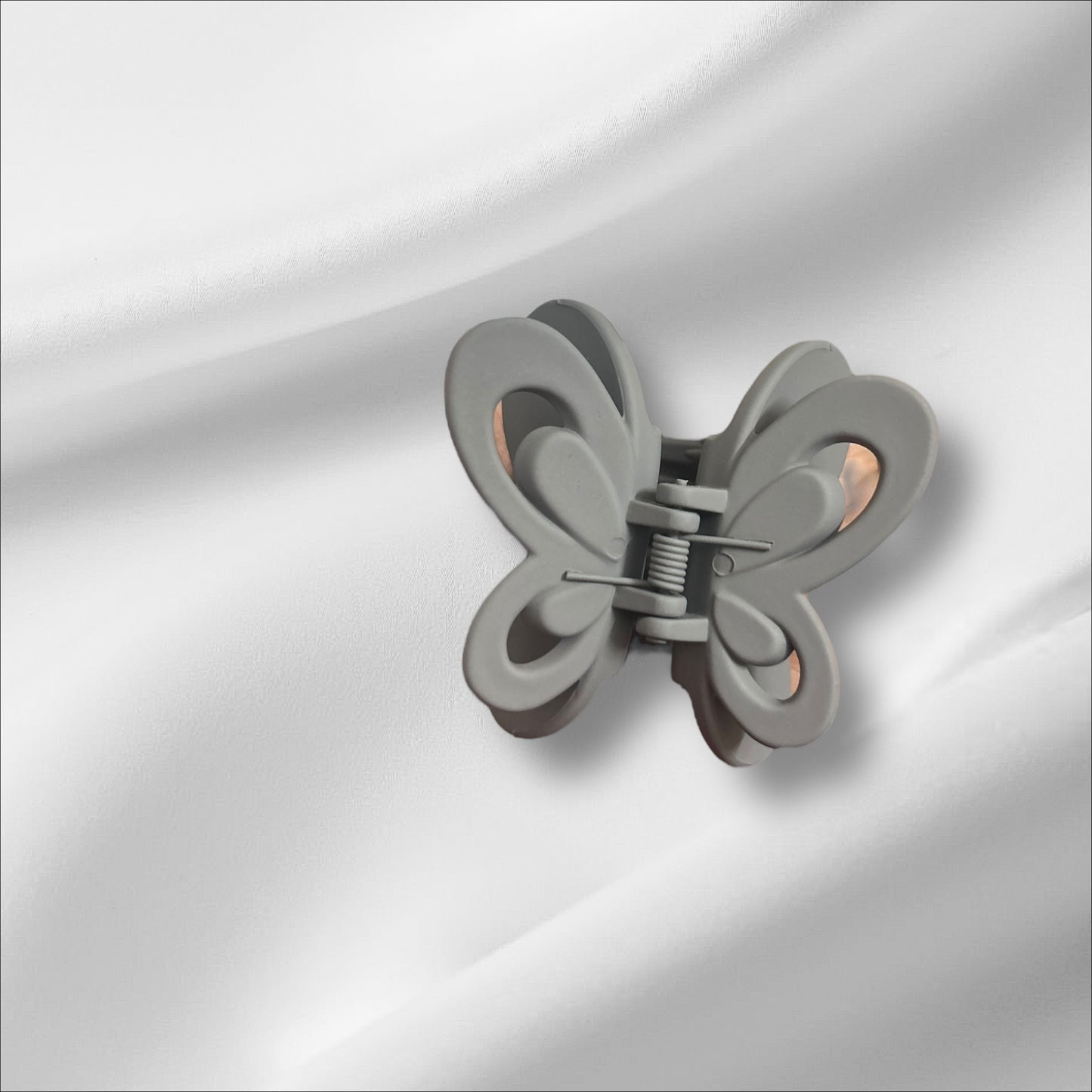 Matte Finish Butterfly Hair Claw Clips for Women (1 Pc)