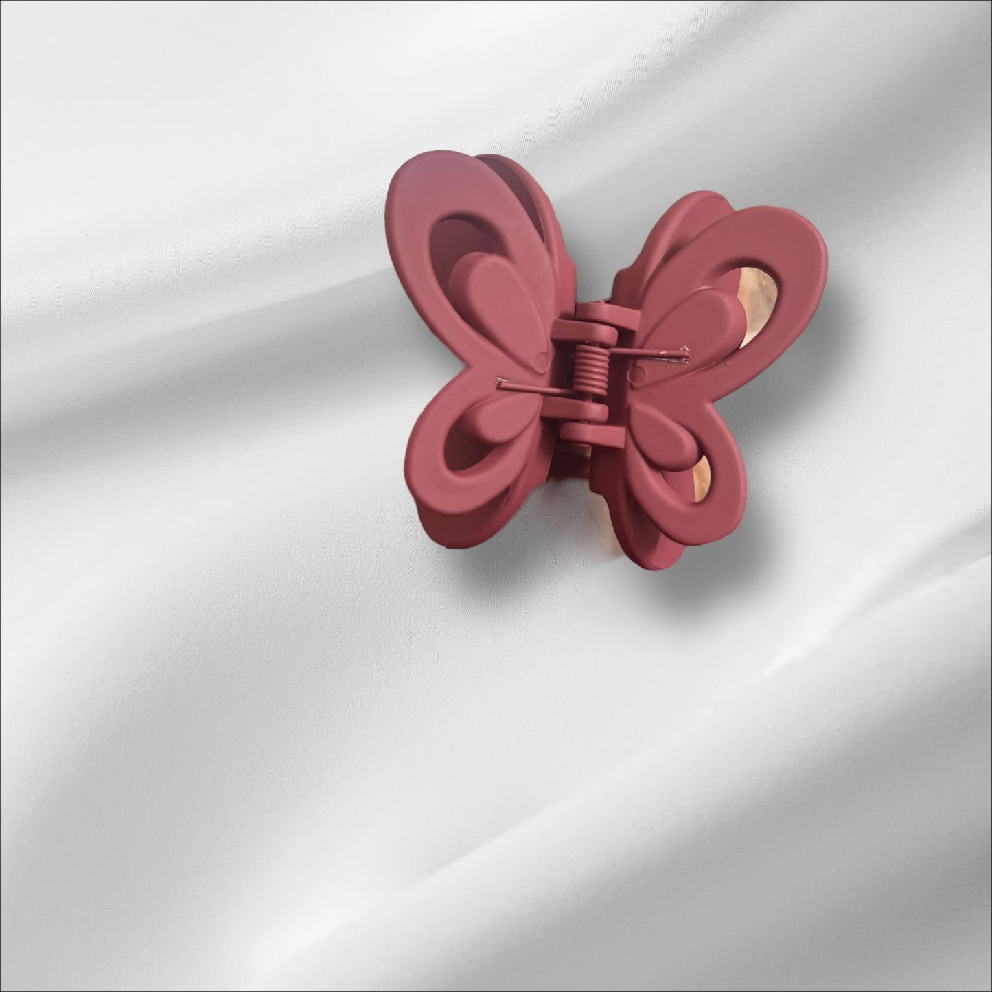 Matte Finish Butterfly Hair Claw Clips for Women (1 Pc)