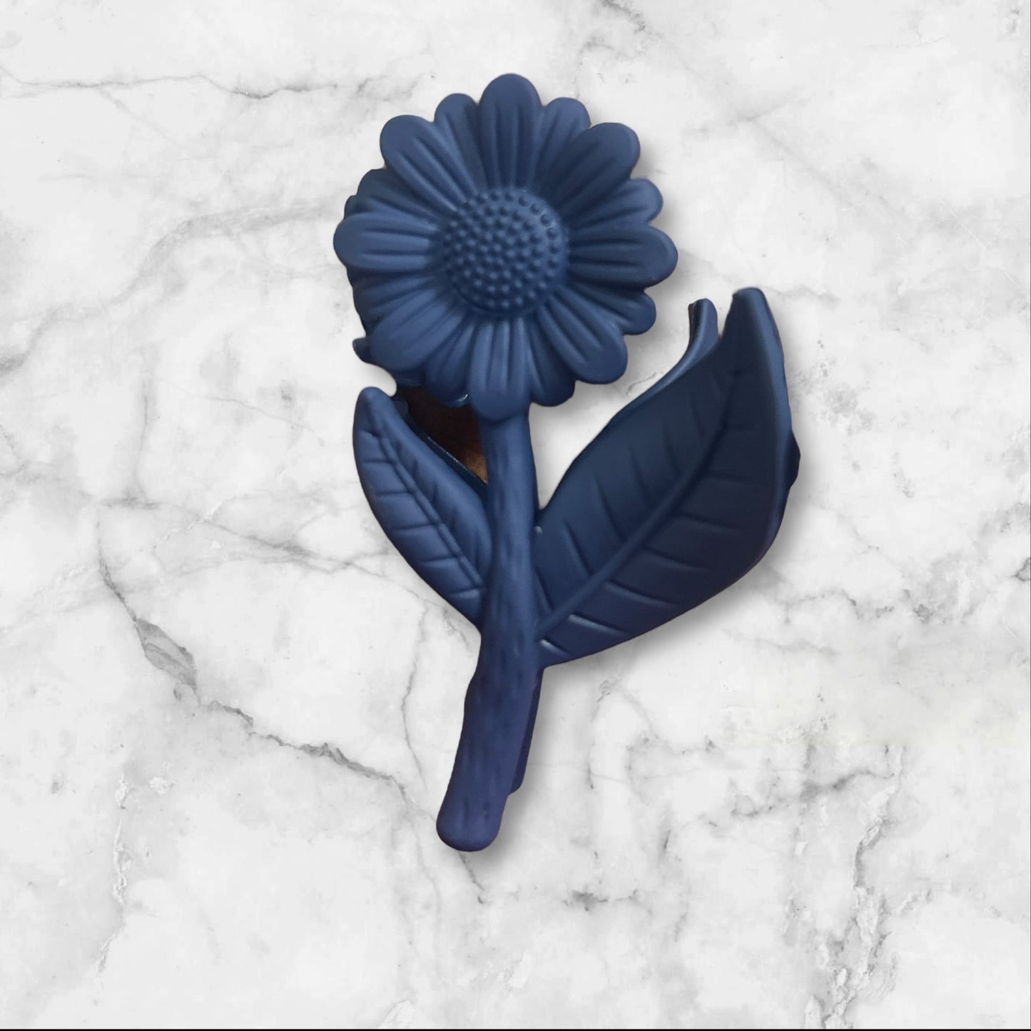 Matte Finish Sun Flower Hair Claw Clips for Women (1 Pc)
