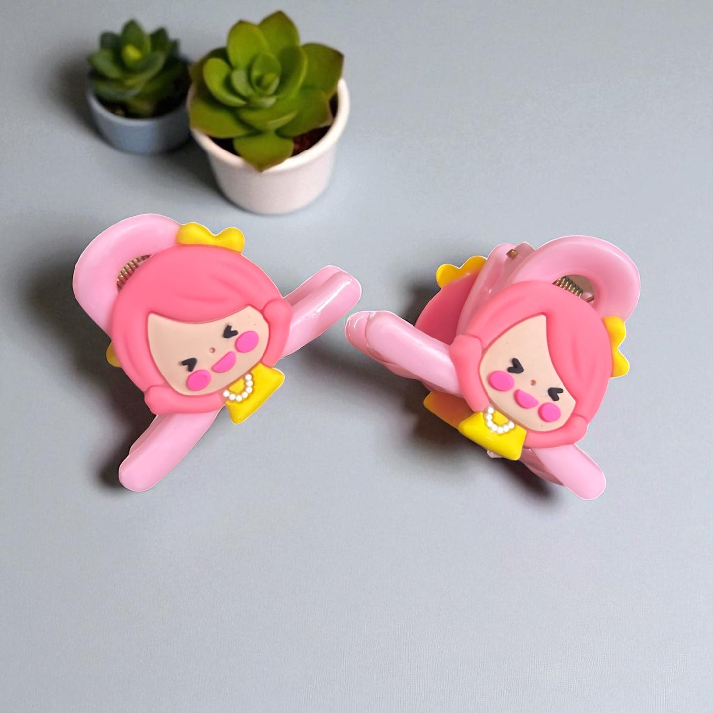 Korean Cartoon Hair Claw Clips for Kids (1 Pc)