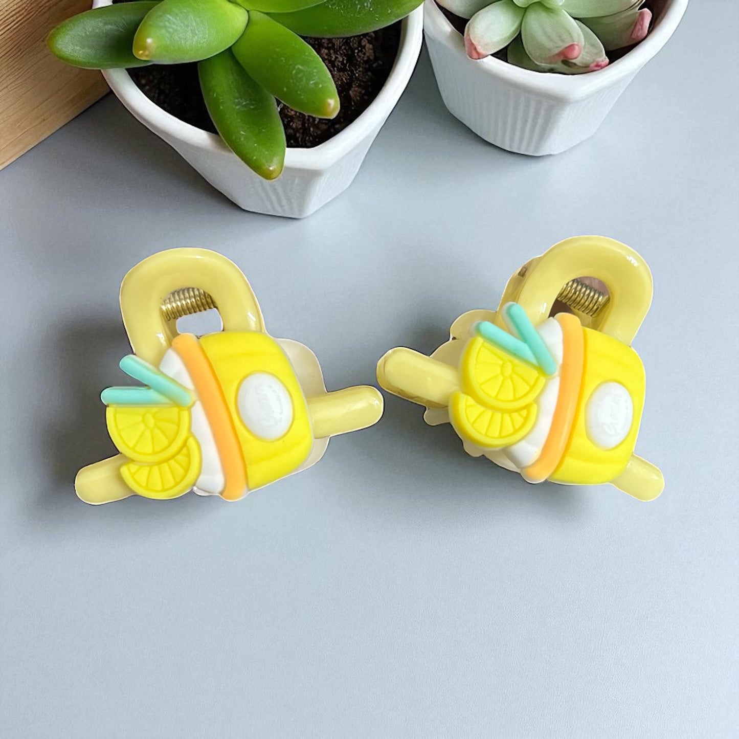 Korean Cartoon Hair Claw Clips for Kids (1 Pc)