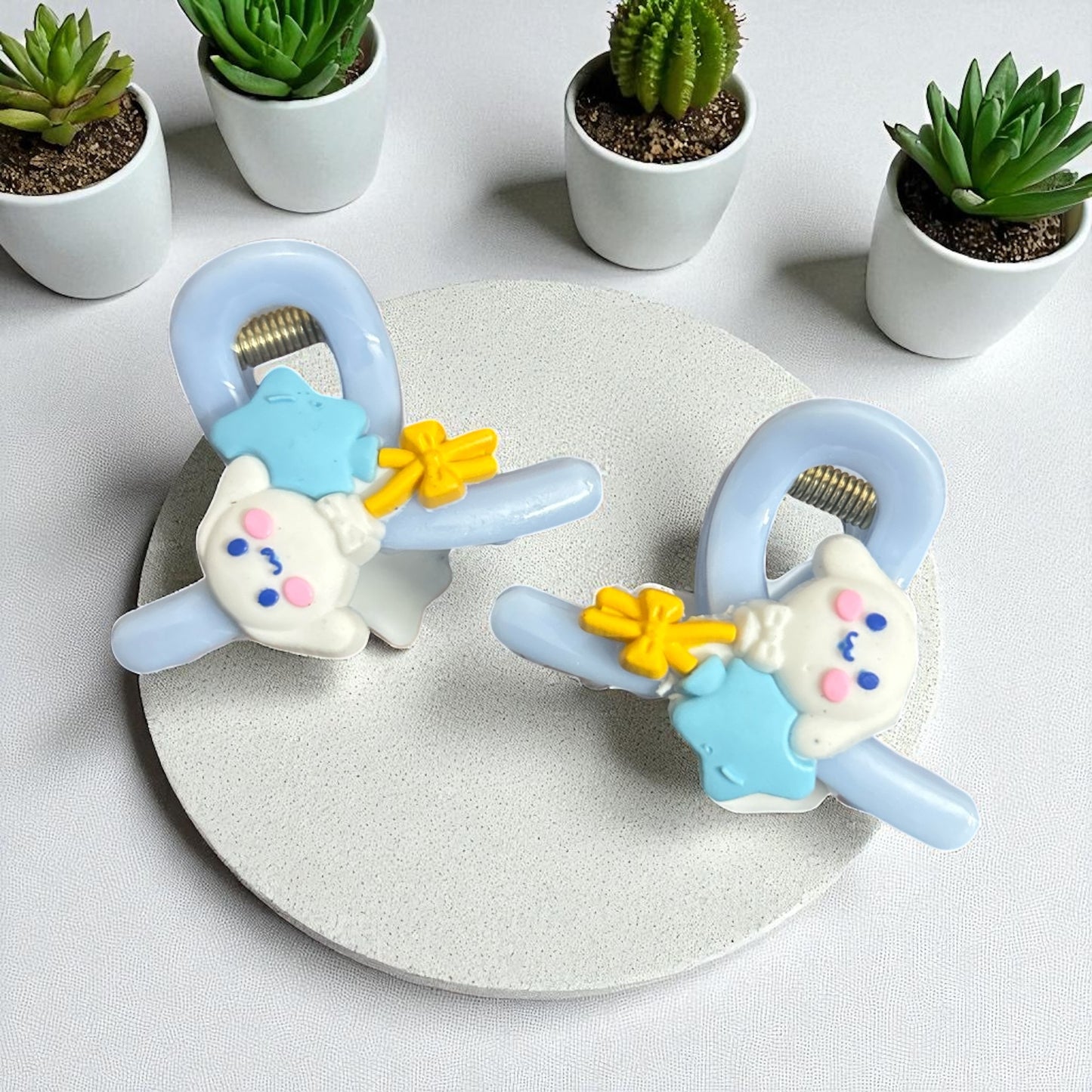 Korean Cartoon Hair Claw Clips for Kids (1 Pc)