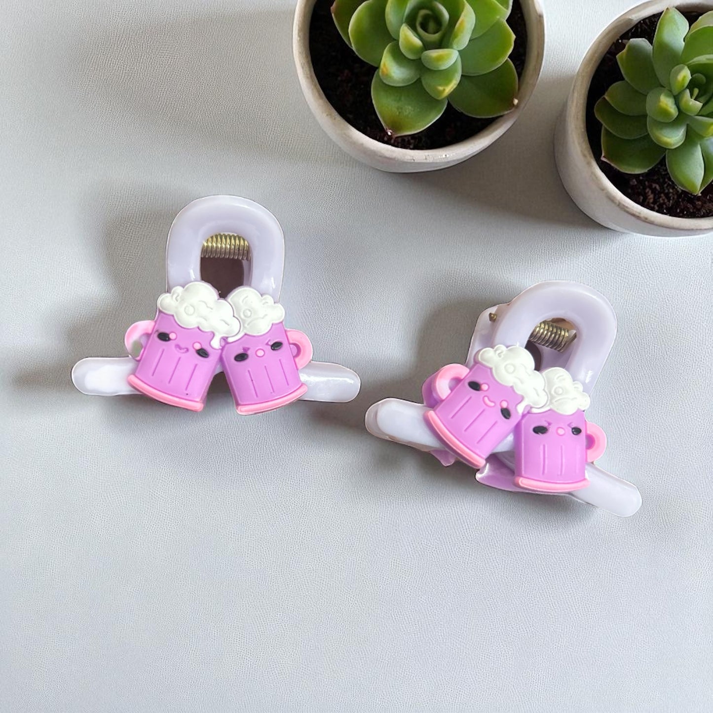 Korean Cartoon Hair Claw Clips for Kids (1 Pc)