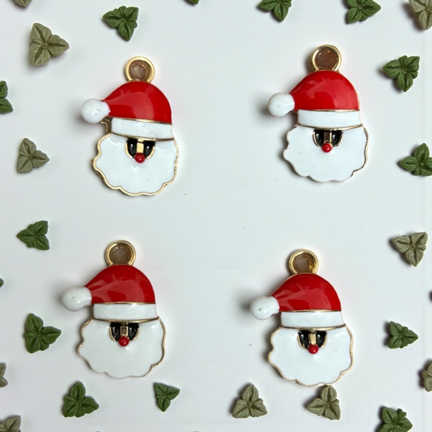 Christmas Enamel Charm (1 Pc) - Design #4