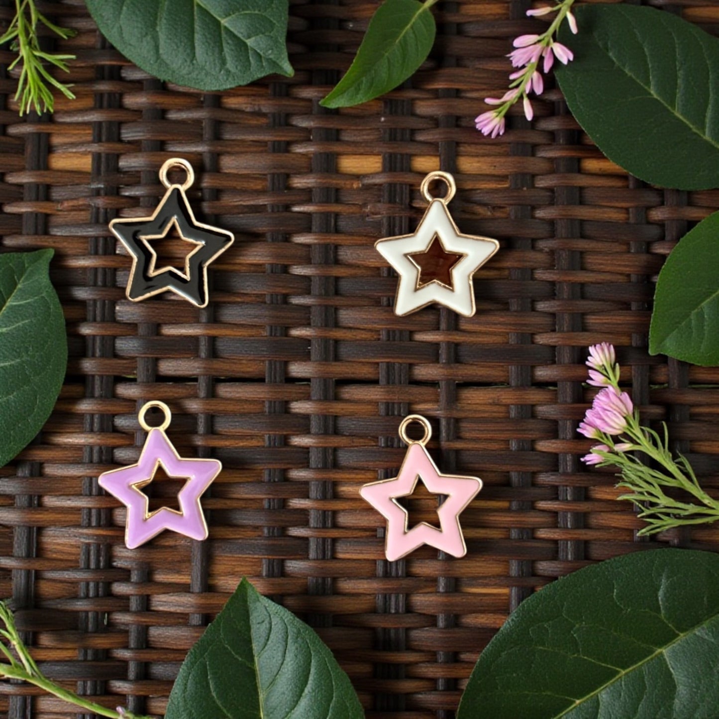 Hole Star Charm 1Pc