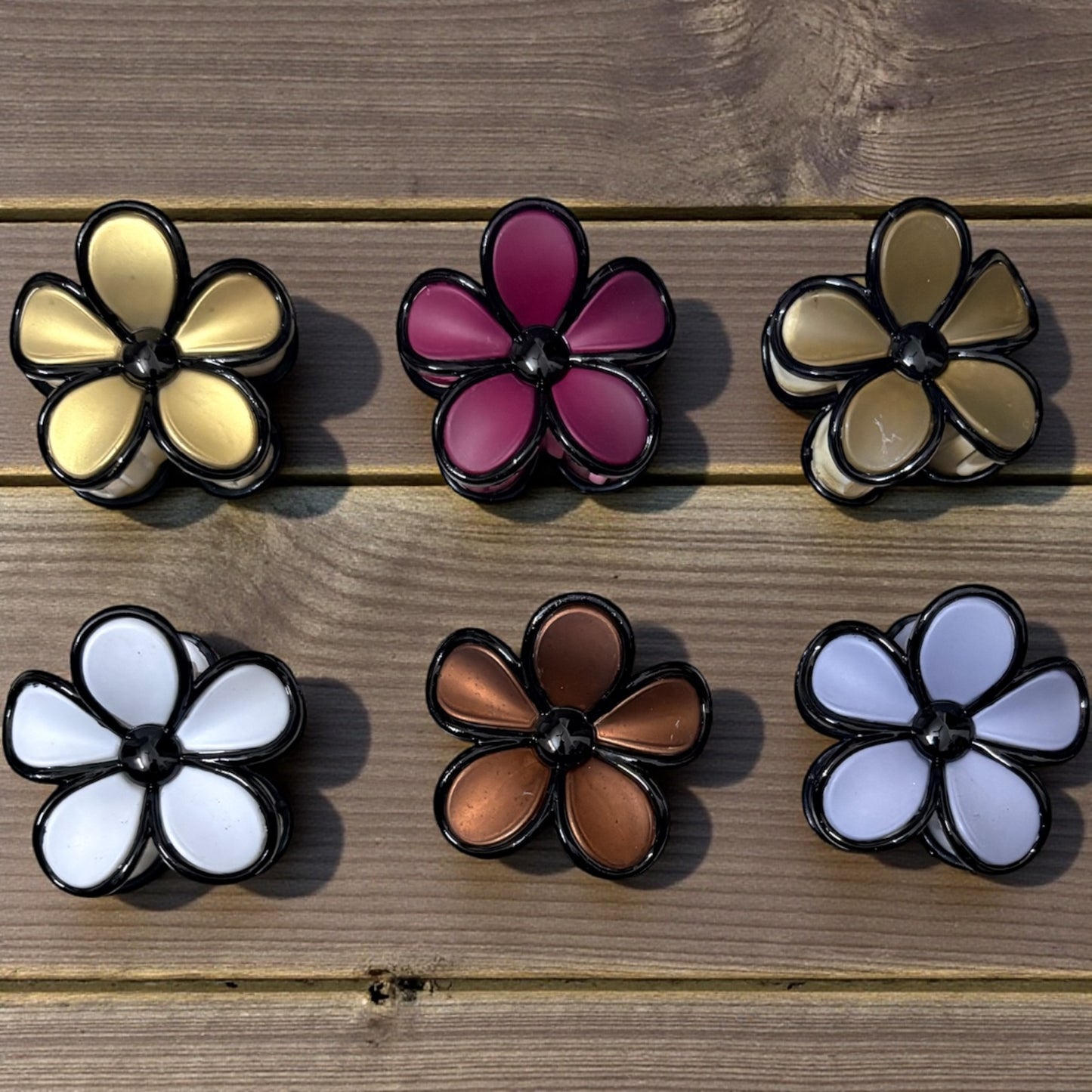 Colorful Cherry Korean Hair Clips (Big) 6 Pcs - JHKC100121