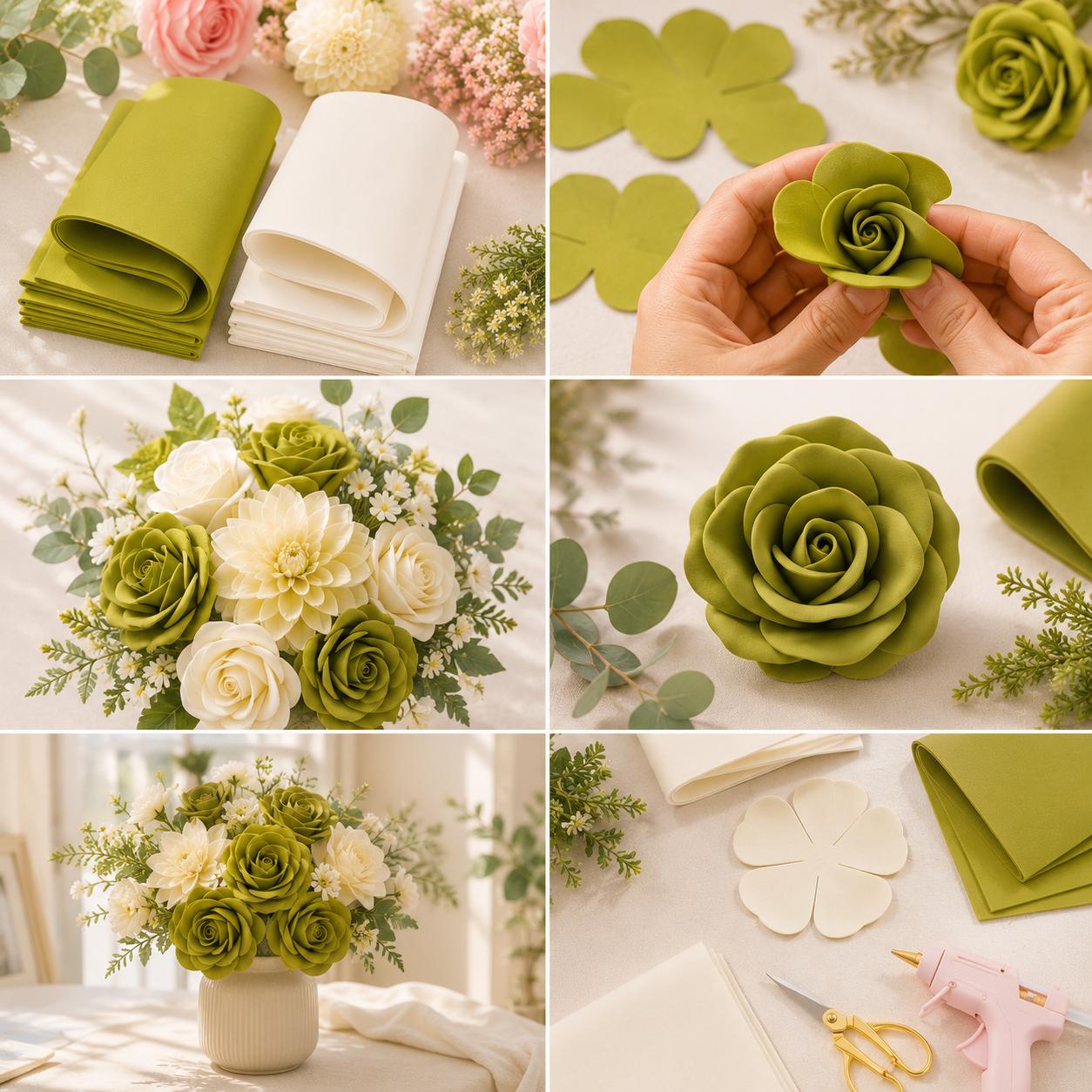 DIY Artificial Flower Making - Foam Sheet (23" x 27")