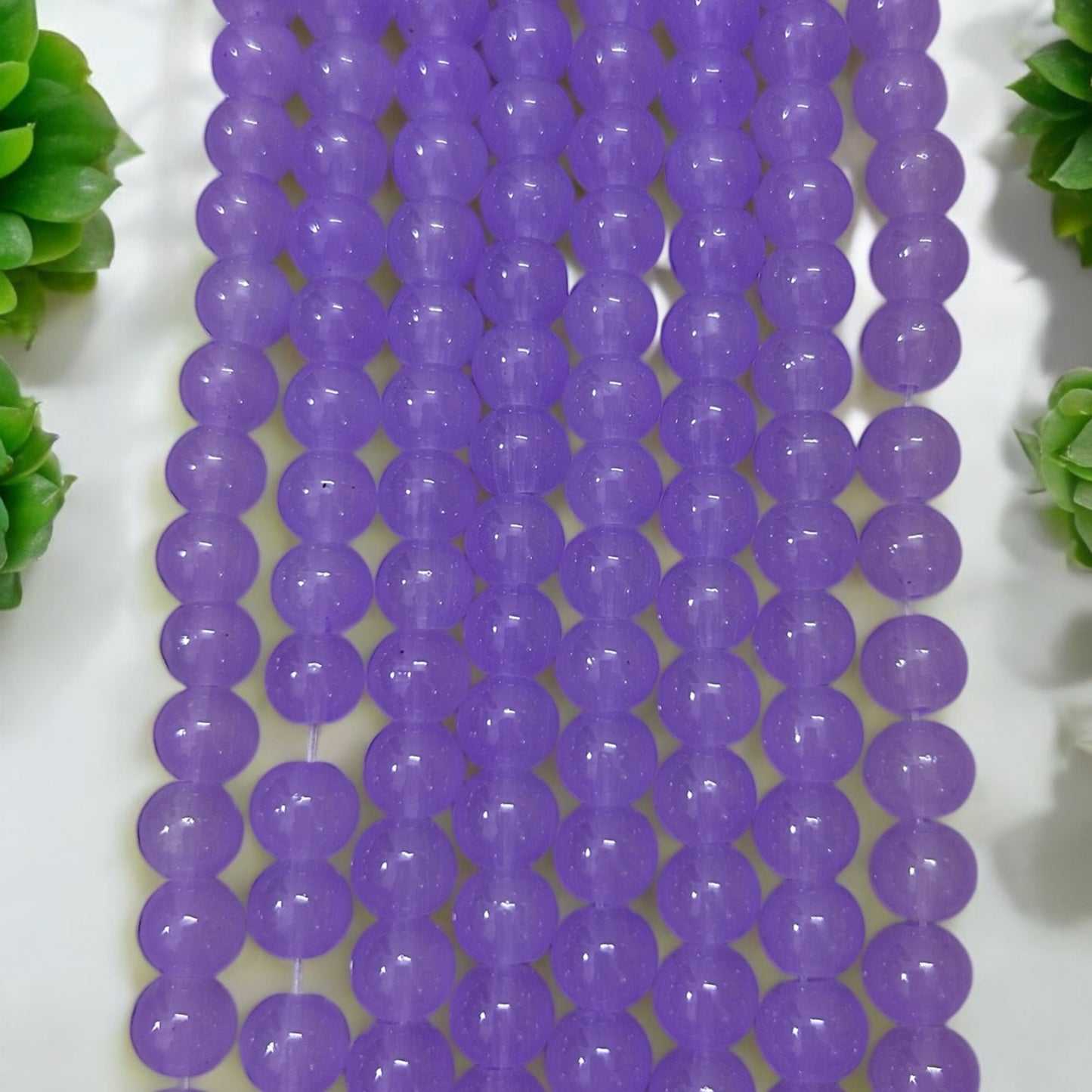 Jelly Beads 8mm - Light Purple
