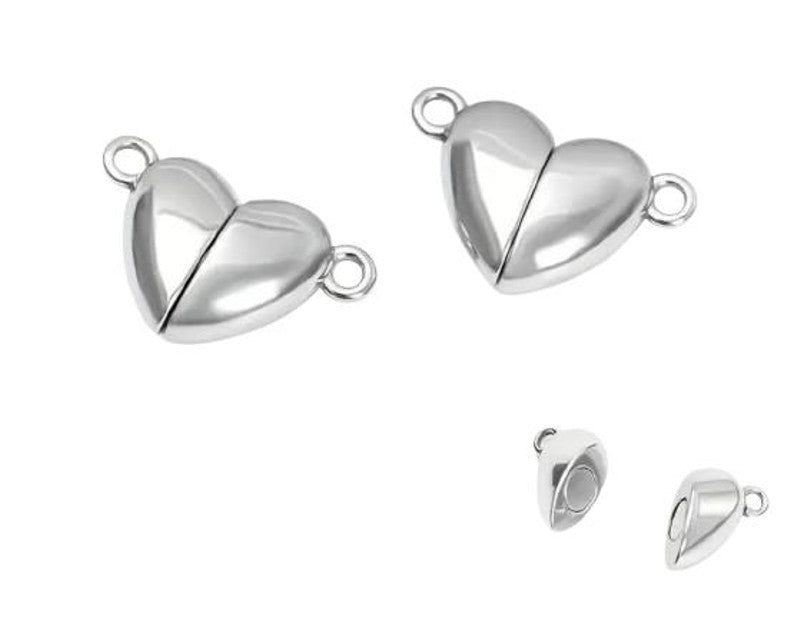 Magnet Heart Silver