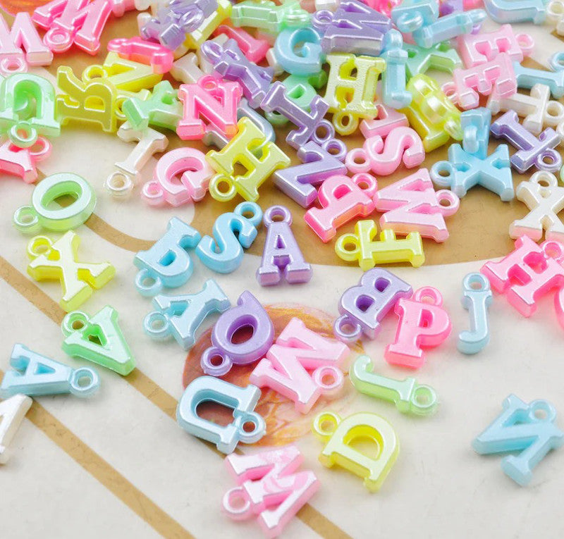 Plastic Alphabet Letter (Mixed Color)