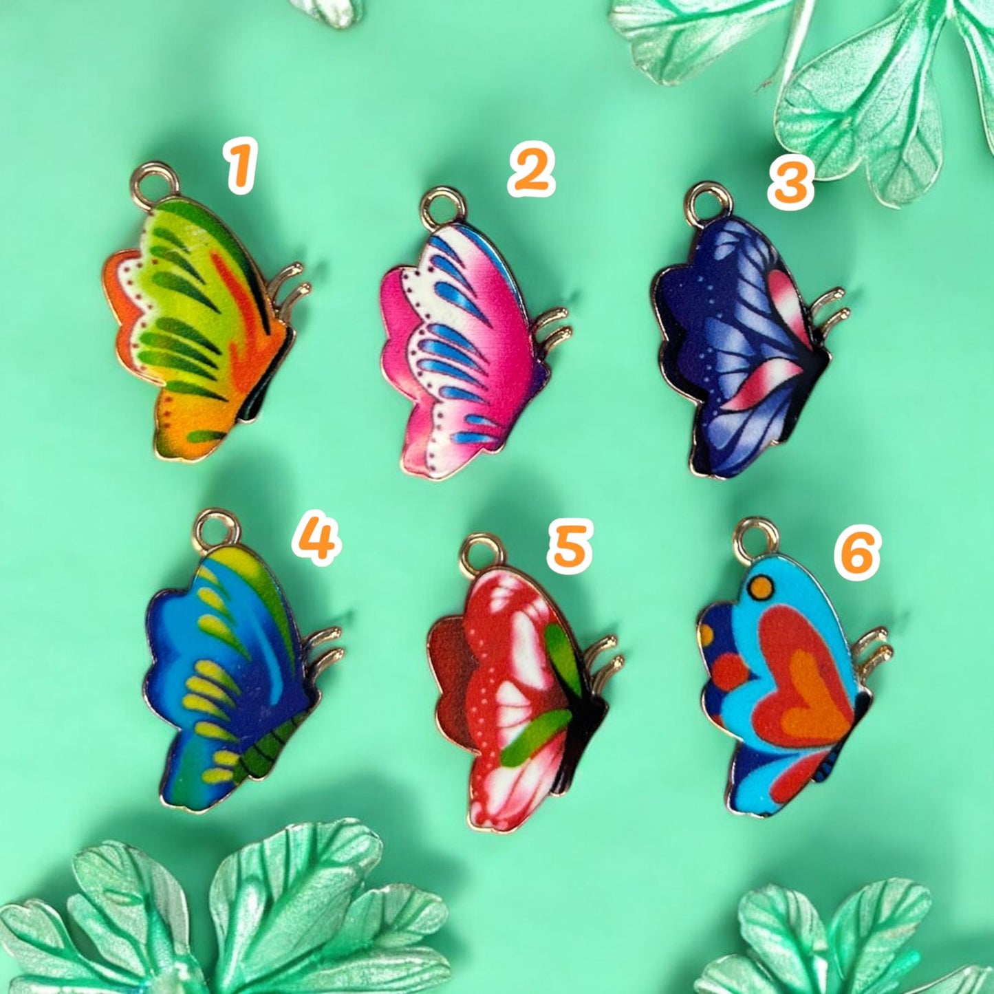 Flying Butterfly Charms