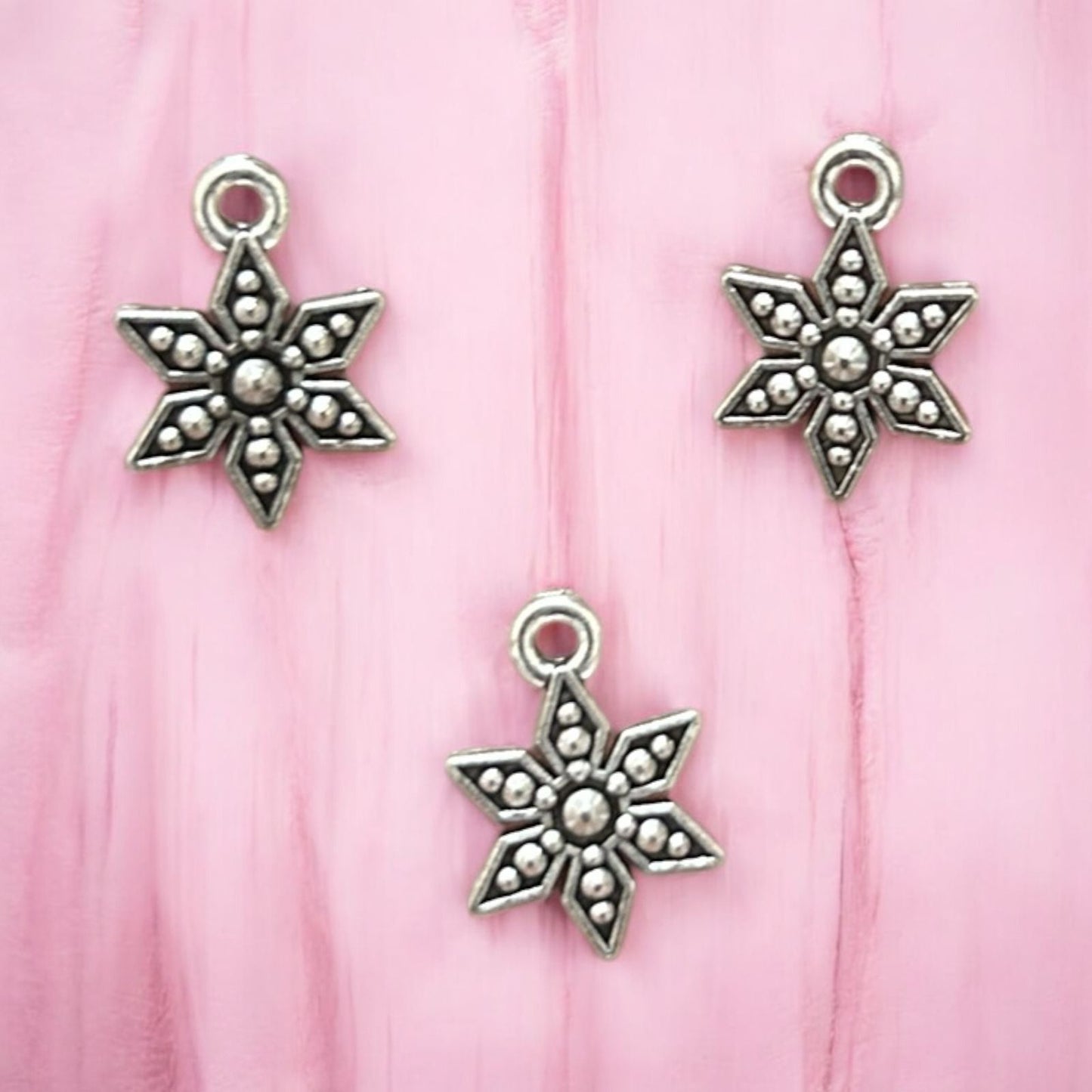 Mandala Flower Metal Charm