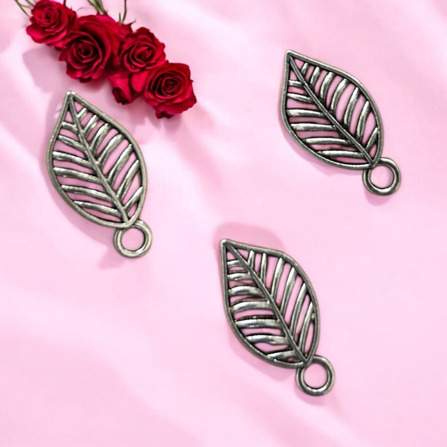 Leaf Metal Charm