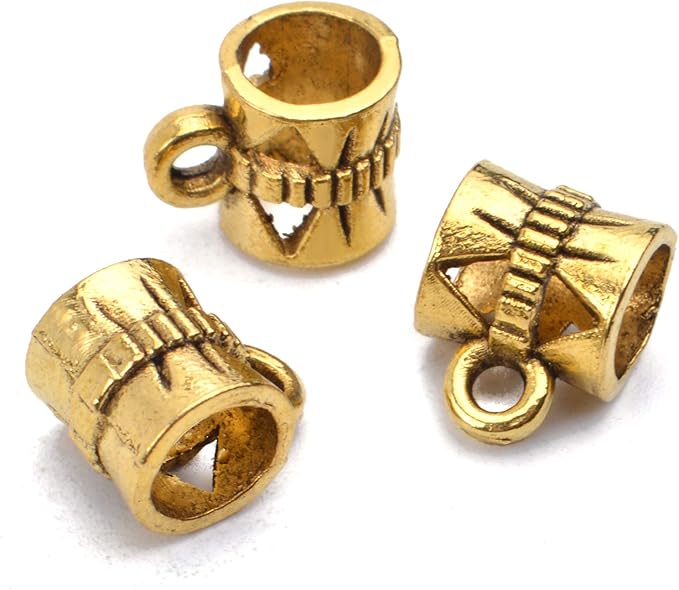 Bail Connector Spacer Beads 3pcs