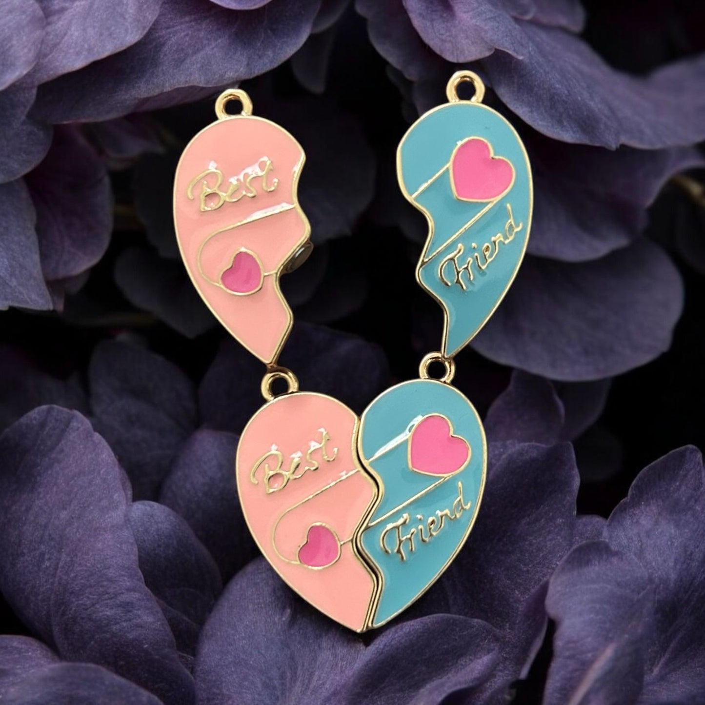 Best Friends Arrow Magnetic Heart