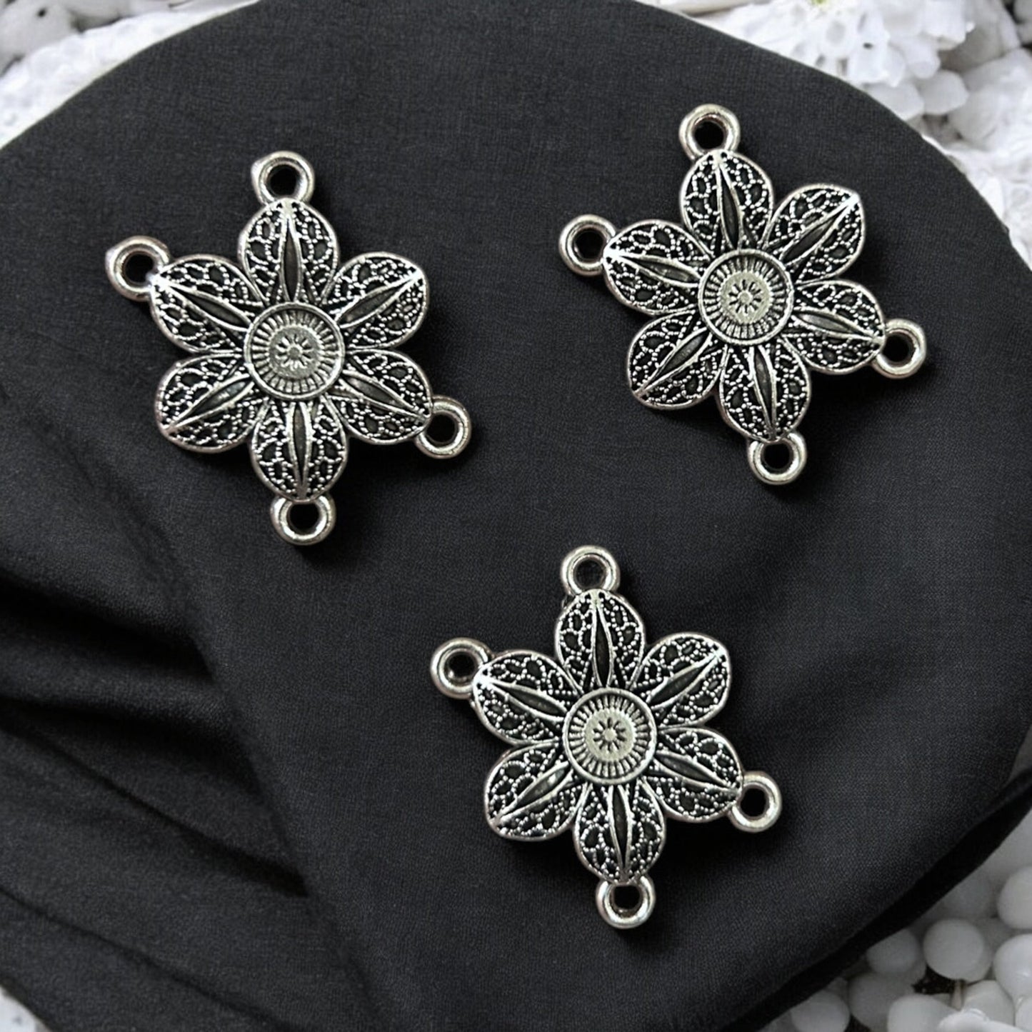 Trendy Layer Butterfly Metal Charms 5pcs