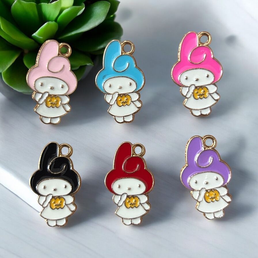 Multicolor Doll Charm (Pack of 10pcs)