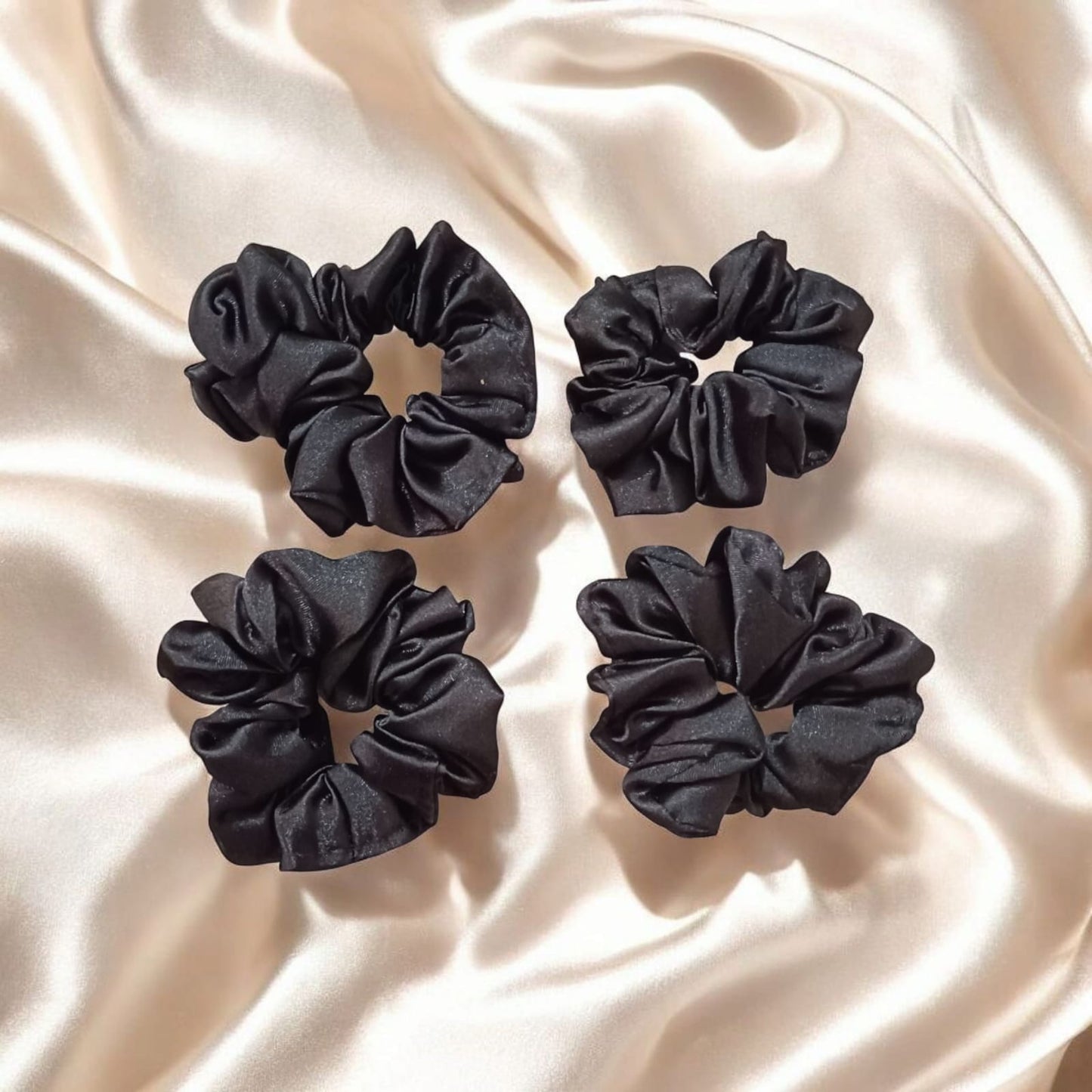 Black Scrunchies - Medium