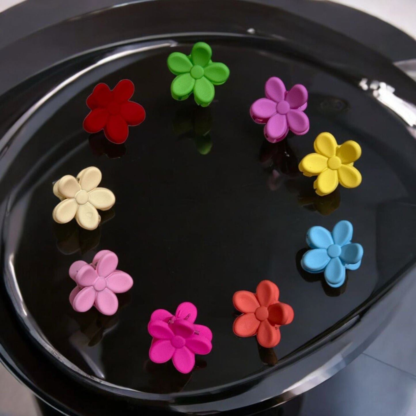 Korean Flower Hair Clips for Girls
