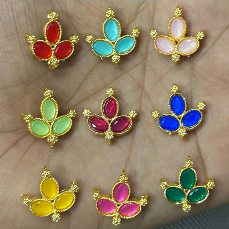 Kundan Drop Leaf Connector